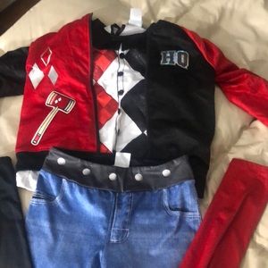 Girls Harley Quinn costume